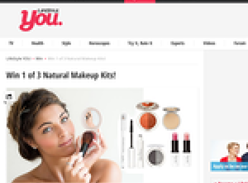Win one of 3 Natural Makeup kits