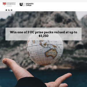 Win one of 3 UC prize packs