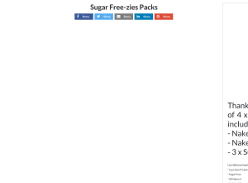 Win One of 4 Sugar Free-Zies Packs Valued at $50.50 Each with Female.com.au
