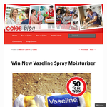 Win one of 50 Vaseline Spray Moisturiser packs 