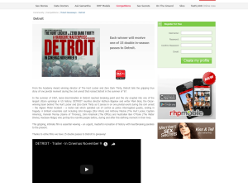 Win one of fifteen Detroit double passes