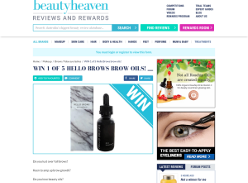 Win one of five Hello Brows brow oils