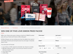 Win one of five Love Simon prize packs