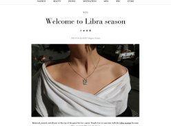 Win one of Reliquia’s fine jewellery Libra necklaces