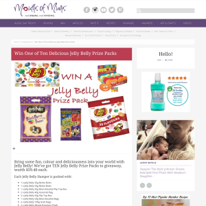 Win One of Ten Delicious Jelly Belly Prize Packs