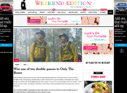 Win one of ten double passes to Only The Brave