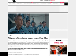 Win one of ten double passes to see First Man