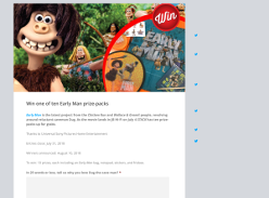 Win one of ten Early Man prize-packs