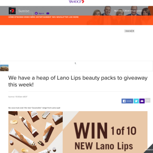 Win one of ten Lanolips beauty packs