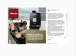 Win One of The World’s Best Coffee Machines with Miele Valued at $1499