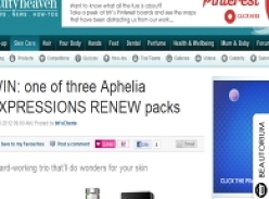 Win one of three Aphelia EXPRESSIONS RENEW packs