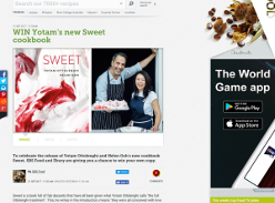 Win one of three copies of Sweet cookbook by Yotam Ottolenghi & Helen Goh
