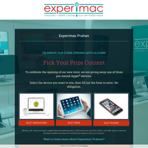 Win one of three pre-owned Apple® device