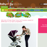 Win one of three Silver Cross Surf 2 prams valued at $999 