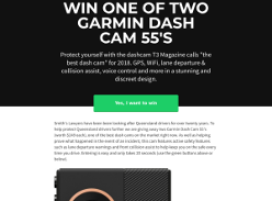 Win one of two Garmin Dash Cam 55's