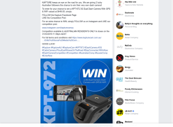Win one of two KPT-972 3G Dual Dash cameras