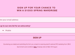 Win a $1OOO Spring Wardrobe - Obus