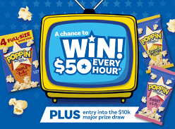Win $10K or $50 Gift Cards Every Hour
