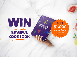 Win $1K or 1 of 25 Saveful Cookbooks