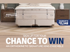 Win an Orthokinetic Signature King Ensemble - Amart Furniture