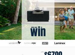  Win Our Ultimate Outdoor Kitchen Package