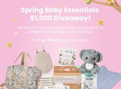 Win over $1,000 in Baby Essentials