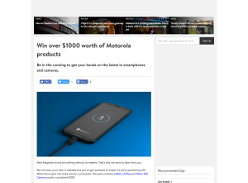 Win over $1000 worth of Motorola products