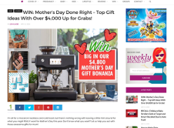 Win over $4,000 Mother's Day Gift Bonanza