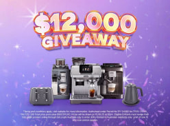 Win a Share of $12K De'longhi Prizes