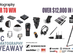 Win over US$12,000 of Cinema Gear