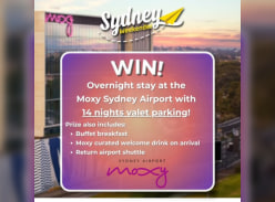 Win an Overnight Stay at Moxy Sydney Airport - Sydney Weekender