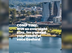 Win an Overnight Stay at Voco Gosford - Hunter Hunter