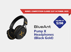Win a Pair of BlueAnt Pump X Headphones
