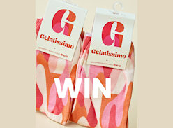 Win 1 of 40 Pairs of Gelatissimo Socks