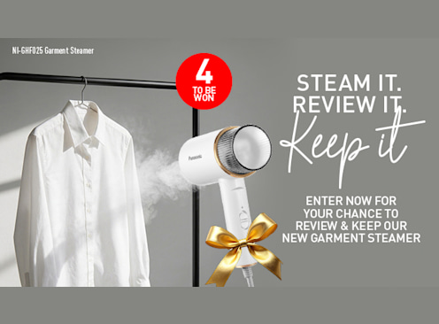 Win 1 of 4 Panasonic Garment Steamers - Panasonic