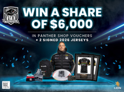Win a Share of $6000 in Panther Shop Vouchers - Panthers Penrith