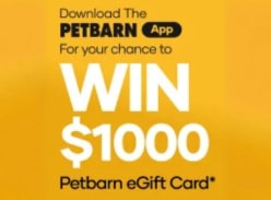 Win $1K Petbarn Gift Card