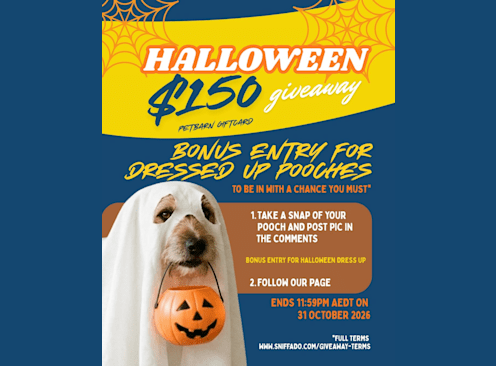 Win a $150 Petbarn Gift Card - Sniffado - Everything for life with your dog