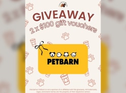 Win 1 of 2 $200 Petbarn Vouchers - Central Animal Records Australia
