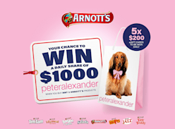 Win 1 of 140 $200 Peter Alexander Gift Cards - The Arnott's Group