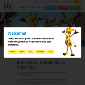 Win Peter Rabbit Movie Prize Packs