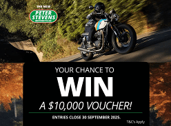 Win a $10K Peter Stevens Voucher