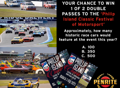 Win 1 of 2 Phillip Island Classic Festival Tickets