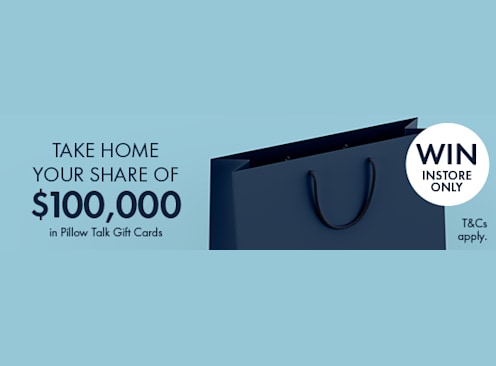 Win 1 of 20 $5K Pillow Talk Gift Cards - Pillow Talk