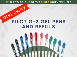 Win a Pilot G-2 Gel Pen + Refills