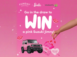 Win a Pink 2026 Suzuki Jimny 3-Door Automatic Vehicle - Funday Sweets