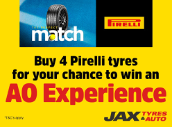 Win 1 of 3 Exclusive Pirelli Australian Open Experiences