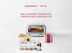 Win a Pizza Oven and Pepper & Me Seasoned Set