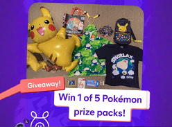 Win 1 of 5 PokéMon Prize Packs