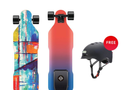Win Possway V4 Electric Skateboard and Vans Sneakers